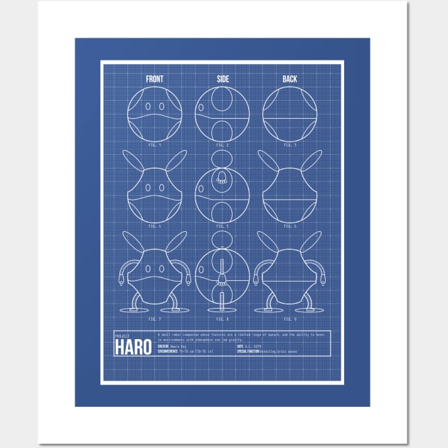 Haro Blueprint Wall Art by nay__b